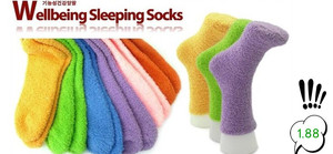 HeHe Kaus Kaki Sandal Lembut Super Hangat Wanita Kaus Kaki Crew Microfiber Berbulu Halus Kasual Rumah Tidur Kaus Kaki Nyaman Kabur - Product Image 2