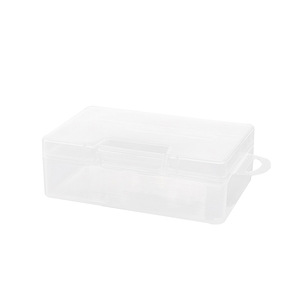 Transparent Rectangular PP <b>Storage</b> <b>Box</b> 10x7x3.3cm Covered Organizer for Digital Components and Accessories - Product Image 4