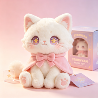Échantillon Gratuit - Fabricant de Peluches Personnalisées : Mascotte Chat de Dessin Animé, Peluche Mignonne, Chaton en Peluche, Poupées et Coussins