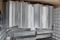 Système d'installation de rail coulissant en métal photovoltaïque solaire réglable en aluminium pour toiture et abri de voiture