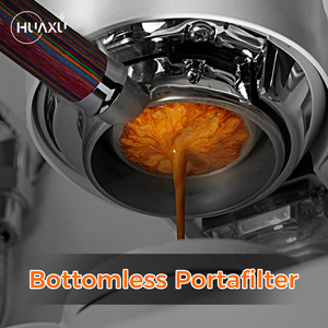 Portafiltro da <span class=keywords><strong>54</strong></span> mm per Breville, 3 Orecchie, Acciaio Inox 304, Portafiltro Senza Fondo da <span class=keywords><strong>54</strong></span> mm per Strumenti da Barista - Product Image 2