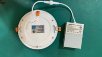 Lumières carrées encastrées avec panneau de boîte de jonction 4 pouces 6 pouces 3Cct 5Cct Plafonnier encastré à LED ultra-mince