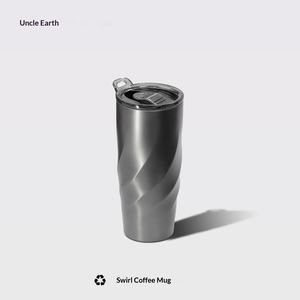 Earth <strong>Uncle</strong> Netherlands Eco-friendly Gift Food-grade Stainless Steel Cold-keeping Vacuum Vortex Coffee <strong>Mug</strong> Minimalist Gift Cup - Product Image 3
