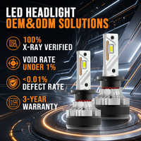 Verifizierte Quelle Maßgefertigte LED-Scheinwerferbirne G12W 130W 30000 Lumen für H4 H7 H8 9005 9006 Liefert Fehlerfreie Leistung für Autos