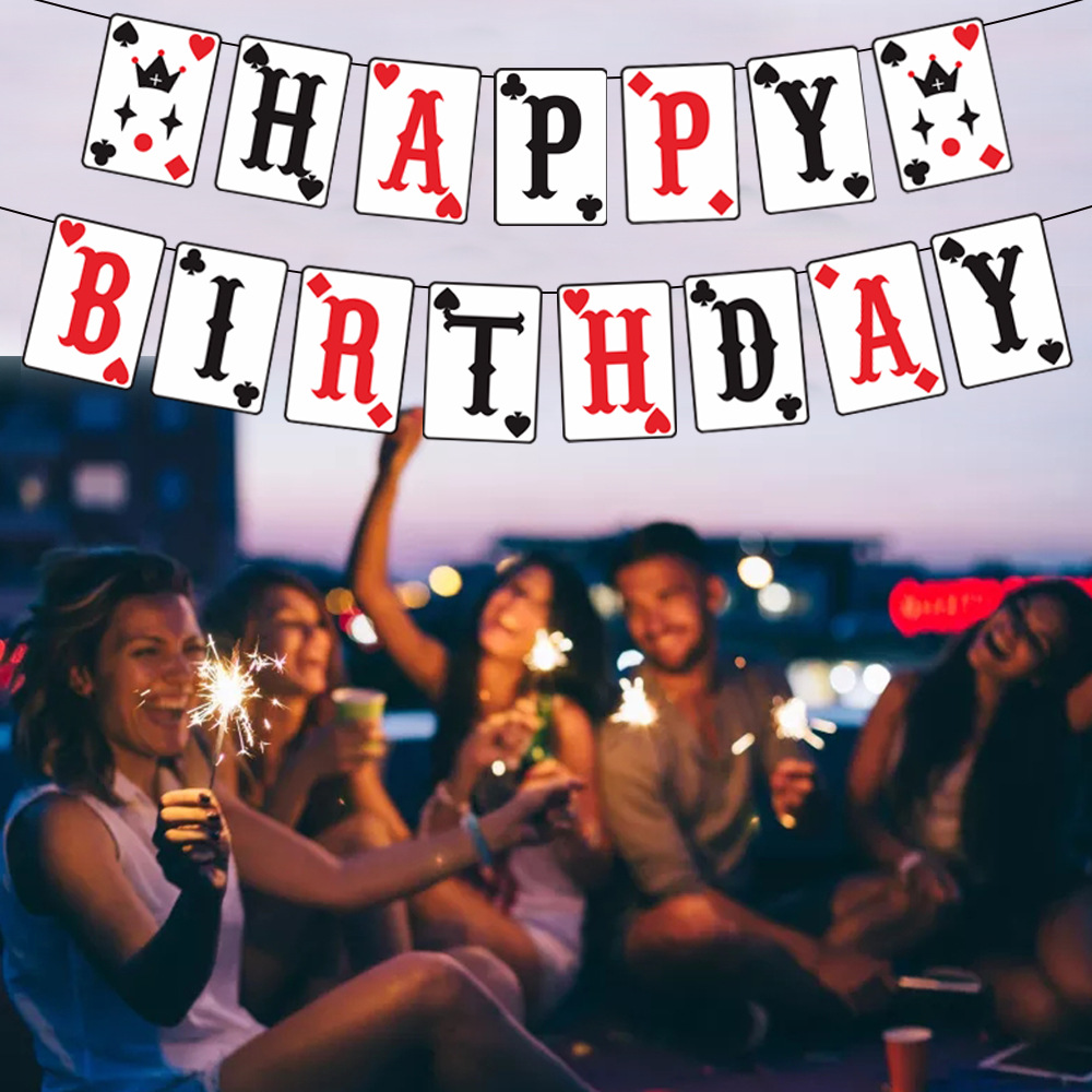 Ghirlanda Compleanno Halloween Con Glitter Neri E Oro, Striscione Happy Birthday A Tema Pipistrelli, Decorazioni Festa Ragazzi Ragazze