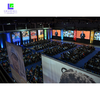 Pantalla LED para Fondo de Escenario de DJ, P1.56, P2.6, P3.91, P4.81, Pantalla LED de Video para DJ, Pantalla LED Portátil de Alquiler
