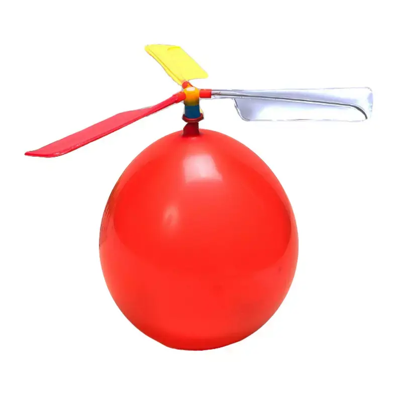 Hete Verkoop Onderwijs Grappig Speelgoed Vliegende Propeller Vliegtuig Latex Ballon Voor Kinderen Favour Party Bag Kous Fillers Games