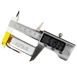 스마트 도어 잠금 전자 키 및 카드 리더기에 대한 OEM 충전식 리튬 폴리머 배터리 <span class=keywords><strong>3.7V</strong></span> 800mAh <span class=keywords><strong>LiPO</strong></span> 배터리 - Product Image 1