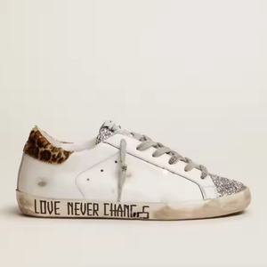 Nuevas Zapatillas Deportivas Super Goose con Suela Dorada y Brillo Blanco, Diseño de Estrella, Parte Superior de Malla Transpirable, Tendencia de Moda, Clásicas y Elegantes - Product Image 4