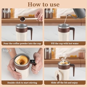 แก้วมัคสแตนเลส 316 พร้อมหน้าจอแสดงอุณหภูมิ ขนาด 450 มล. แก้วกาแฟอัจฉริยะเก็บความร้อน พกพาสะดวก พร้อมฝาปิด - Product Image 3