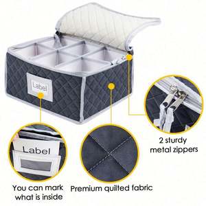 Boîte de rangement matelassée en feutre pour vaisselle, protection et transport – Nouveauté 2023, vente chaude - Product Image 3