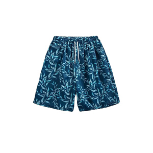 Shorts de bain pour hommes en coton 100% de marque OME, imprimés floraux, fabriqués au Bangladesh, taille élastique - Product Image 5