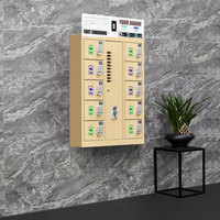 Estación de carga de teléfono móvil inteligente Cerradura electrónica Protegida por contraseña Soporte de monedas Unidad de carga de teléfono celular Gabinete de casillero