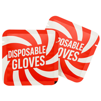 Gants transparents jetables avec emballage personnalisé pour les magasins de charcuterie, couper la viande, couper le fromage et trancher les aliments
