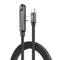 Cable Trenzado de Nailon de 240w con Soporte para Teléfono, Caja de Color, Transferencia de Datos, Cargador Rápido para Laptop, Multiángulo para Teléfono 17 y Jugadores de Videojuegos