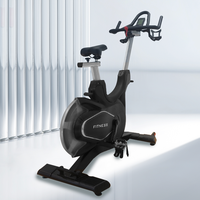 Bicicleta de Spinning Magnética de Grado Comercial para Entrenamiento Cardiovascular, Máquina de Entrenamiento de Resistencia con Contador