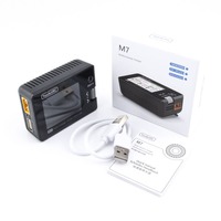 Cargador/Descargador de Baterías Mini ToolkitRC M7 200W 10A, Probador de Señales 1-6S LiPo ESC, Voltímetro, Fuente de Alimentación para Drones RC