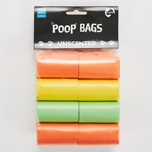 Sacs à déjections canines biodégradables parfumés extra épais professionnels en gros, en plastique PET, écologiques, style luxe, BLSPE 32x22cm - Product Image 2