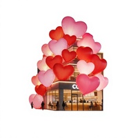 Globo Inflable Gigante en Forma de Corazón, Diseño Romántico, para Decoración de Eventos y Propuestas de Matrimonio, Servicio de Ingeniería ODM Profesional