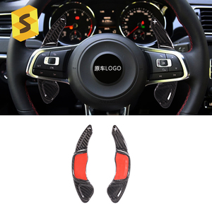 Paddle del cambio del volante in fibra di carbonio ES per <span class=keywords><strong>accessori</strong></span> per auto in carbonio Volkswagen <span class=keywords><strong>Golf</strong></span> <span class=keywords><strong>7</strong></span> - Product Image 4
