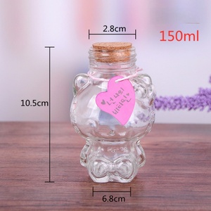 Pot en verre de 150ml avec capuchon en métal <span class=keywords><strong>pour</strong></span> bébé créatif <span class=keywords><strong>pour</strong></span> bouteille de stockage de nourriture à boire au miel - Product Image 5