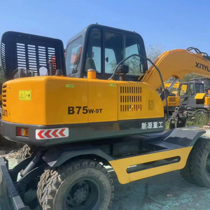 Xinyuan B75 pelle sur pneus certifiée CE godet hydraulique machines de construction composants de base, y compris moteur Chine - Product Image 1