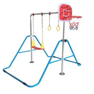子供水平バースイングリングバスケットボールフープ子供のための屋内運動場の子供家庭用フィットネス体操バー