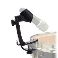 Clip de micro de batterie en plastique réglable support de jante antichoc avec pince de microphone 3 pièces dans un ensemble de paquets