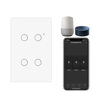 Factory supply USW8841W wifi smart home automation switching to the 2.4 ghz connection smart switch for smart bulbs