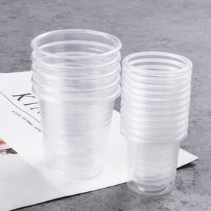 Matériau en forme de U pour <span class=keywords><strong>avant</strong></span>-goût en plastique jetable Mini tasse transparente forte de 20ml - Product Image 5