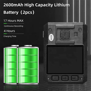 Mini Cámara Corporal 4G OEM/ODM con Wifi y GPS, Visión Nocturna IR, Resistente al Agua IP65, para Guardias de Seguridad - Product Image 4