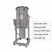 Commerciële 60L blender/mixer voor diverse groenten/fruit/koelvoedsel, industriële commerciële voedselhakselaar