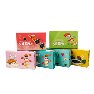 Hộp Đựng Thức Ăn Trưa Mang Đi Dịch Vụ Tùy Chỉnh Hộp Cơm Sushi Onigiri Hộp Giấy - Product Image 4