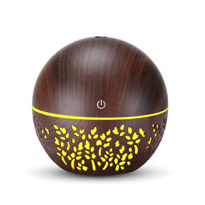 Difusor de Aroma con Diseño de Madera YX-021h, Alimentado por USB, Luz Nocturna de 7 Colores, Humidificador para el Hogar, Difusor de Aceites Esenciales, Capacidad Inferior a 0.5L - Product Image 4