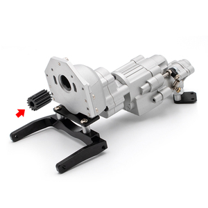 KYX 1/10 Xe Điều Khiển Từ Xa Bánh Xích Điều Khiển Từ Xa Cân Bằng Nhôm Điều Khiển Từ Xa Động Cơ <span class=keywords><strong>V8</strong></span> Hộp Số Truyền 2 Tốc Độ Cho Axial SCX10 II 90046 - Product Image 5