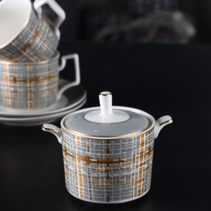 Vendite calde in tutto il <span class=keywords><strong>mondo</strong></span> set da <span class=keywords><strong>caffè</strong></span> e tè in stile reale tazze da tè in ceramica e set di porcellana - Product Image 4