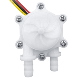 POM cấp thực phẩm nhựa cảm biến lưu lượng nước mét hiệu ứng Hall Cảm biến lưu lượng chất lỏng OD 6 mm cảm biến lưu lượng nước - Product Image 2