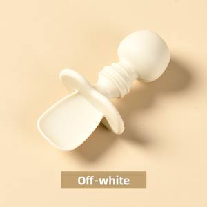 Cuchara <span class=keywords><strong>de</strong></span> bebé <span class=keywords><strong>de</strong></span> silicona <span class=keywords><strong>de</strong></span> grado alimenticio, patrón sólido libre <span class=keywords><strong>de</strong></span> BPA <span class=keywords><strong>para</strong></span> bebés <span class=keywords><strong>de</strong></span> <span class=keywords><strong>6</strong></span> <span class=keywords><strong>meses</strong></span>, vajilla suplementaria <span class=keywords><strong>para</strong></span> niños - Product Image 6