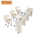 Ensemble table de manucure et chaises, équipement professionnel, bureau de manucure, table client pour salon de beauté, mobilier de salon de manucure, tables à ongles