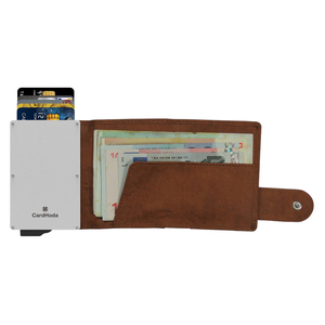 <b>RFID</b> <b>blocking</b> <b>wallet</b> Slim PU leather money clip Anti-theft card holder Nylon lining short <b>wallet</b> - Product Image 1