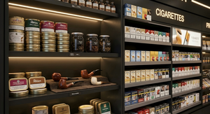 Aménagement intérieur de boutique de tabac de luxe, mobilier sur mesure pour magasin de tabac |   Vitrines d'exposition pour dispensaires avec éclairage LED écologique, clé en main - Product Image 3