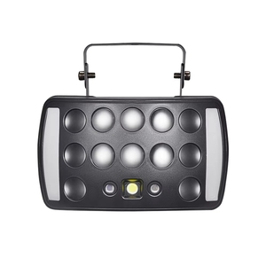 ไฟดิสโก้ LED ควบคุมระยะไกล แสงสีเขียวและสีแดง สำหรับงานปาร์ตี้ดีเจ งานเฉลิมฉลองในโรงแรม ตัวโคมทำจากอะลูมิเนียม - Product Image 1