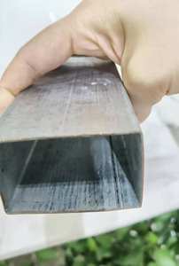 Tuyau d'acier carré galvanisé par moulin Shs 20*40mm sans couture PRE tuyau d'acier soudé noir carré en acier galvanisé 40x40 Tube carré - Product Image 4