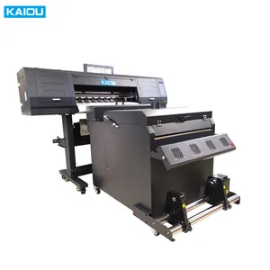 Mencetak 60 cm i3200 4720 printhead 60 cm pakaian dtf printer dengan panas bubuk hewan peliharaan mesin Guncang pengocok cetak untuk kemeja