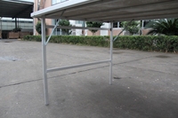 Nouveau design de table pliante en aluminium Table élévatrice table de travail portable pour aliments Table de promotion pour décrochage de barbecue