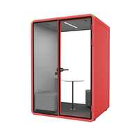 Cabine d'enregistrement insonorisée pour musique et voix, cabine acoustique, cabine téléphonique de bureau pour l'école, la bibliothèque, le centre commercial, le studio, enregistrement vocal