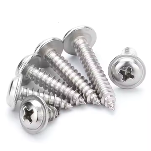 Tornillos autorroscantes de acero inoxidable A2-70 304 con cabeza de botón Phillips y brida, M1.4, M2, M2.2, M3, M3.5, M4, M4.2, M5 - Product Image 5