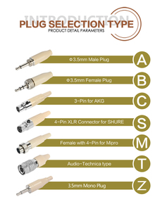 Colore della pelle professionale riduzione del rumore piccolo auricolare microfono montato sulla testa insegnante dedicato microfono montato sulla testa - Product Image 5