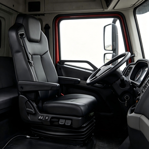 Asiento de Camión de Servicio Pesado con Suspensión Neumática, Calefacción, Ventilación, Aire Acondicionado y Riel Deslizante de Largo Recorrido Ajustable - Product Image 5