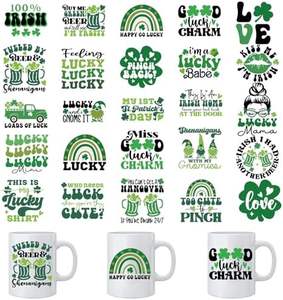 Autocollant UV DTF personnalisé motif Gnome de dessin animé pour presse à chaud, idéal pour gobelets et bouteilles de 16/20 oz - Conception durable et imperméable - Product Image 2